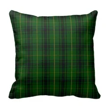 Home Pillow Cases Green Clan Macarthur Tartan Plaid Pillow Case (Size: 20″ by 20″) Free Shipping