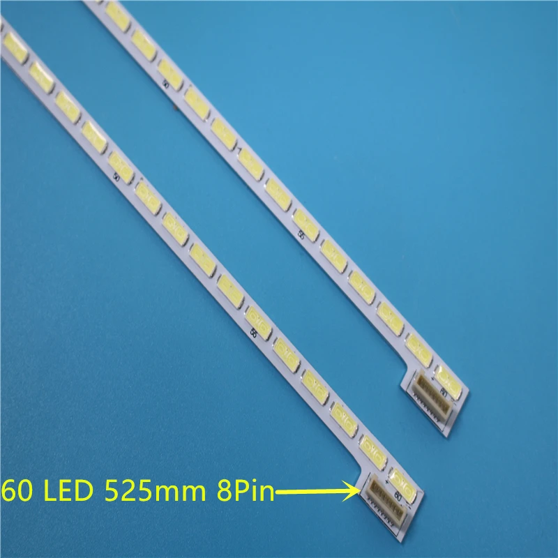 

New 50 PCS/lot 60LEDs 525mm LED backlight strip bar for TV LG Innotek 42Inch 7030PKG 60ea Rev0.2 type