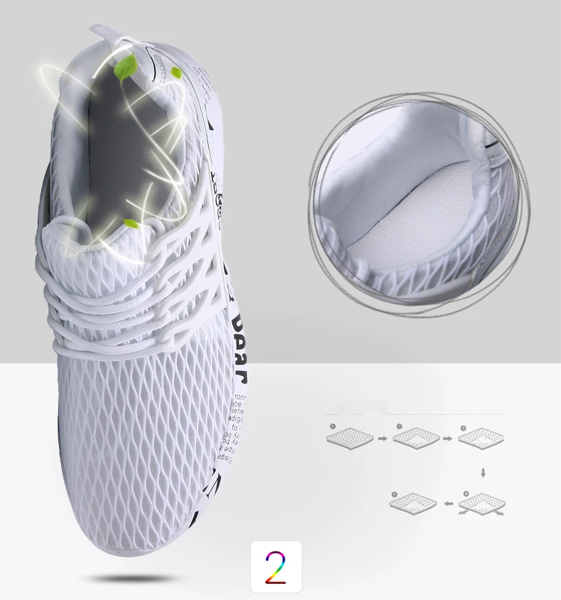 DESERT RAM Brand 2018 Fashion Shoes Men Fabric Air Mesh Casual Tenis Sneakers High Top Summer Breathable Black White Mens Shoe (4)