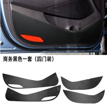 Для HYUNDAI TUCSON Автомобильная Внутренняя крышка двери Защита от царапин анти-подушечки для ударов наклейки из углеродного волокна 4 шт стикер автомобиля