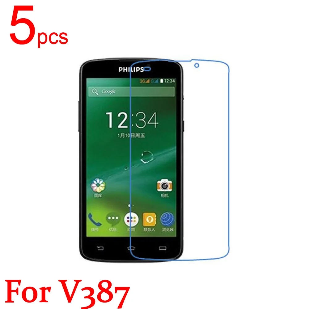 

5pcs Ultra Clear/Matte/Nano anti-Explosion LCD Screen Protector Film Cover For Philips V387 V526 V787 Xenium V377 Protective