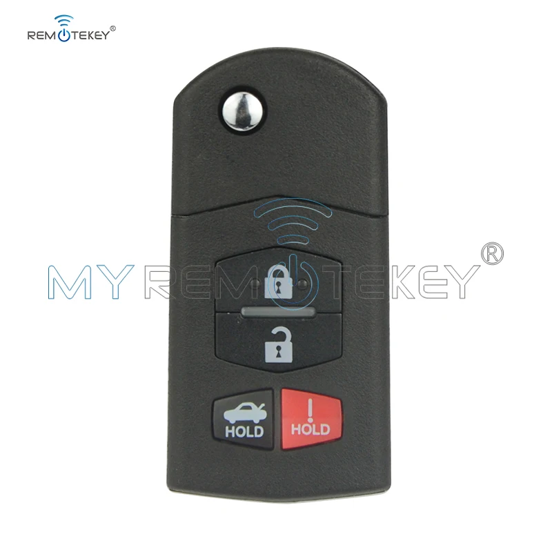 Remtekey BGBX1T478SKE12501 флип ключ с 4 кнопками 315 МГц для Mazda 3 6 MX-5 SPEED3 2010 2011 2012 без чипа