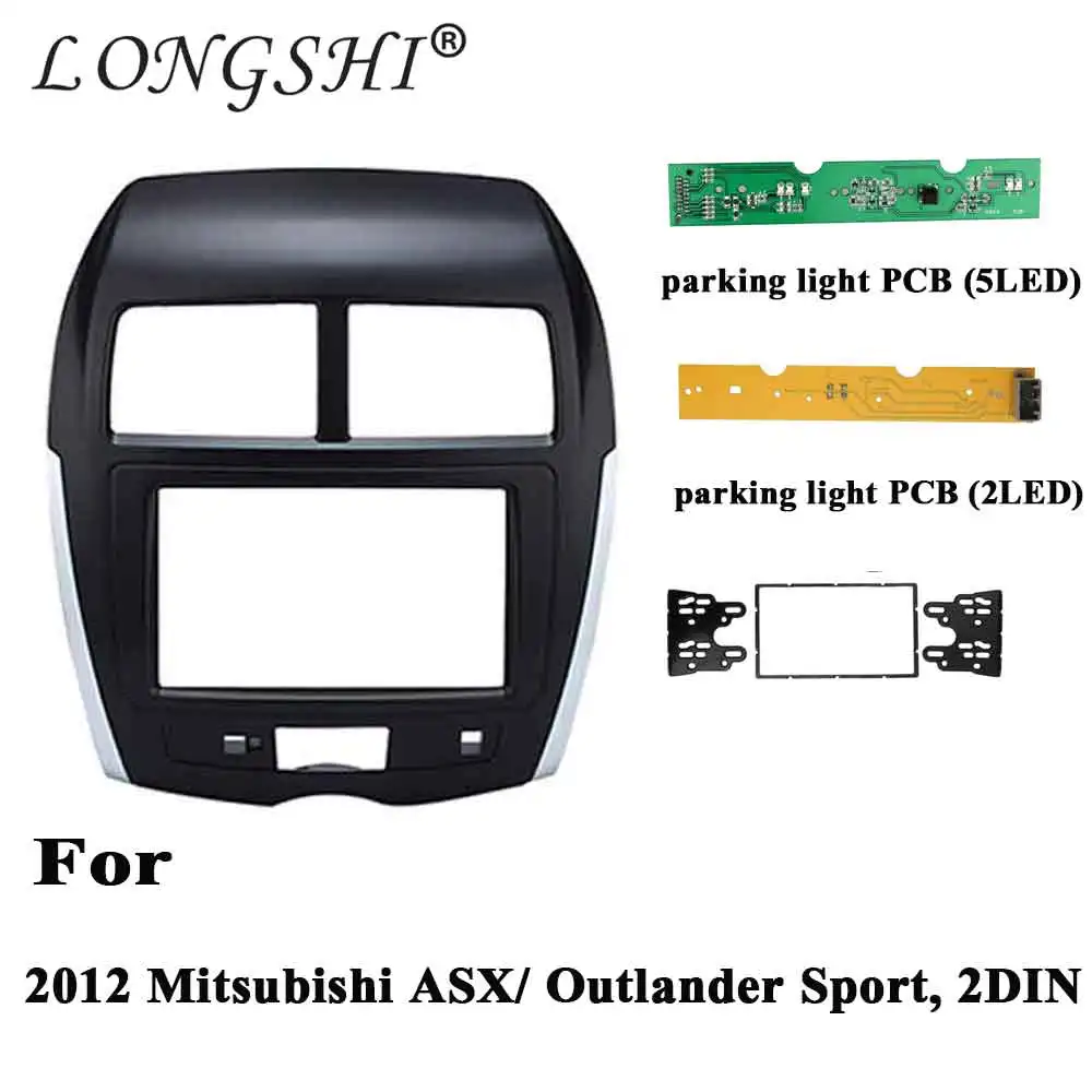 Автомагнитола LONGSHI для 2012 Mitsubishi ASX Outlander Spor RVR Стерео Переходная приборная панель CD отделка установочный комплект рамка 2DIN
