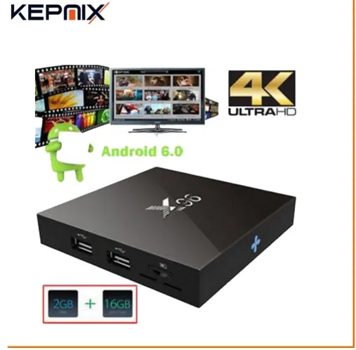 

X96 10pcs 1g 8g Amlogic S905X 10pcs Quad Core Android 6.0 TV Box h.265 HD1M 2.0A 4K Marshmallow Media Player tv boxes