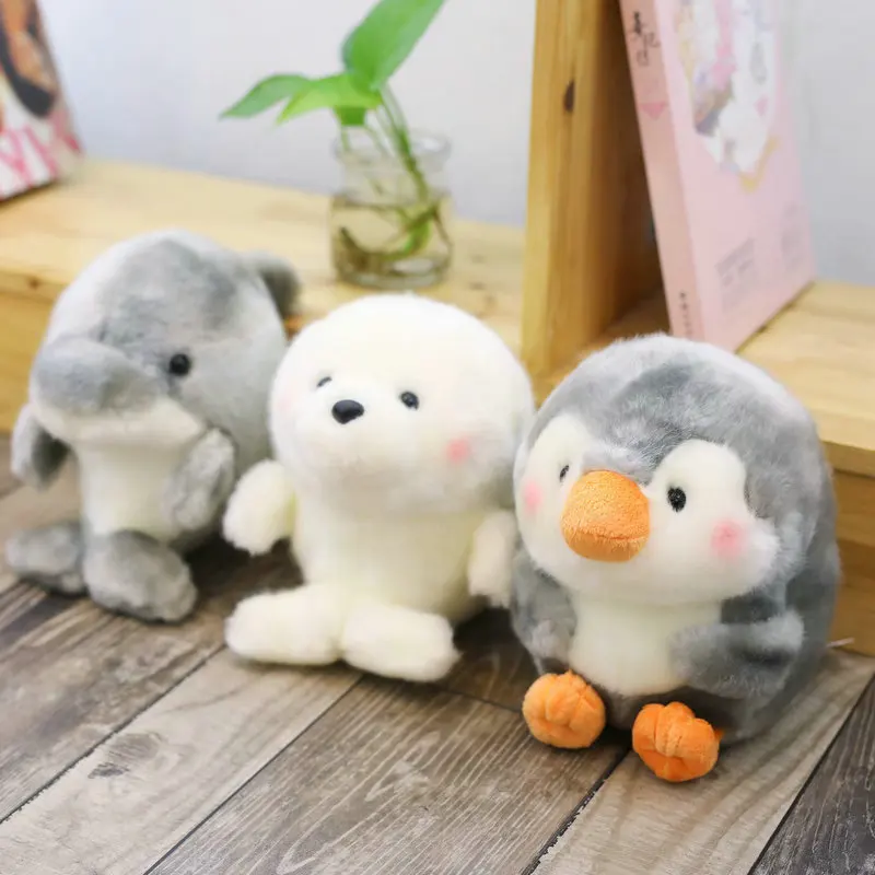 Круглый Panda свинья Пингвин кролик мягкие мультфильм жира круглой формы Чик милые длинные плюшевые игрушки куклы для детские игрушки