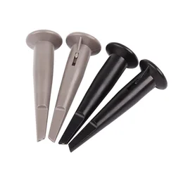 Universal Oscilloscope Probe Protective Caps with Hook - Black and Grey (Grey)