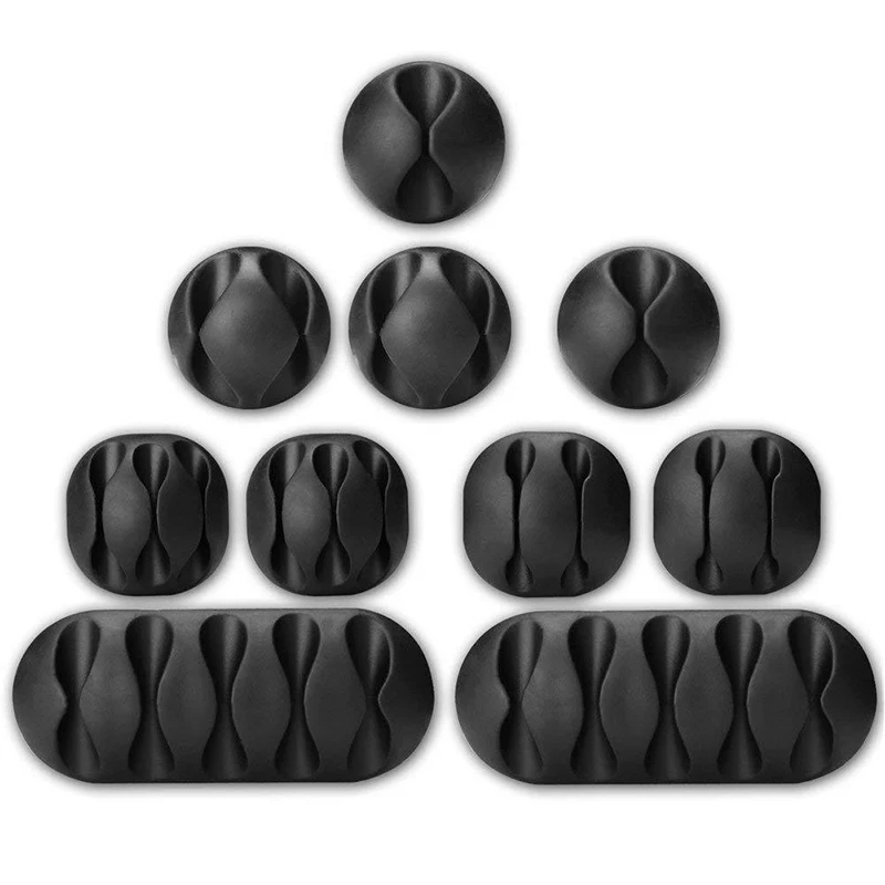 

Cable Organizer Mini Silicone Adhesive Charging Data Earphone Cable Organizer Tool for Digital Cable USB Adapter