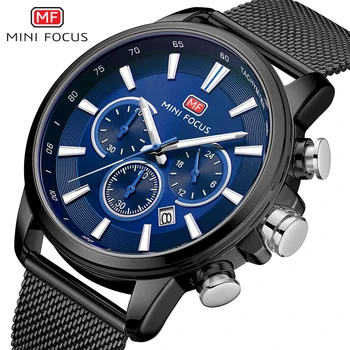 

Relogio Masculino MINI FOCUS Mens Watches Top Brand Luxury Men Military Sport Wristwatch Steel Date Quartz Watch erkek saat 2019