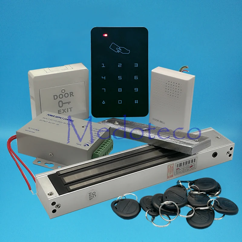 Полная система контроля допуска к двери 125 кГц Rfid карты комплект EM доступа