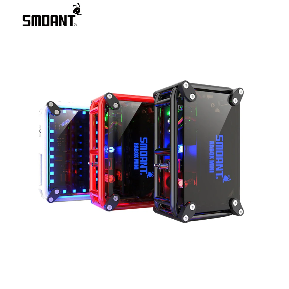 

Original Smoant RABox Mini Mod Box 120W built in 3300mah battery Electronic cigarette vape Waterproof/Oil-Proof/ Dust-Proof