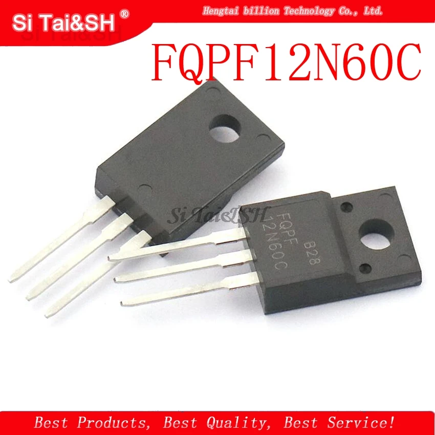 

10pcs/lot FQPF12N60C TO-220 12N60C 12N60 TO220 FQPF12N60 TO-220F new MOS FET transistor
