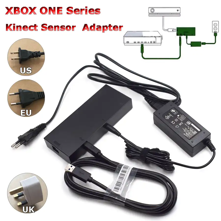 2018 новая версия Kinect 2,0 Датчик AC адаптер питания для xbox one S/X/Windows PC, для xbox ONE Slim/X Kinect адаптер - изображение