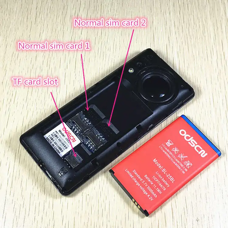  Dual sim it5625 phone Russian keyboard key 2.8
