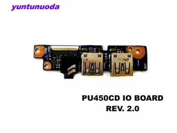 

Original for ASUS PU450CD Laptop audio board usb board IO board interface board read board PU450CD IO BOARD REV. 2.0 tested goo