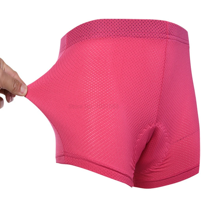 Women Bicycle Underpants MTB Road Cycling Shorts 3D Gel Pad Bike Outdoor Sports Fitness Yoga Running Girls Pink Short Pants