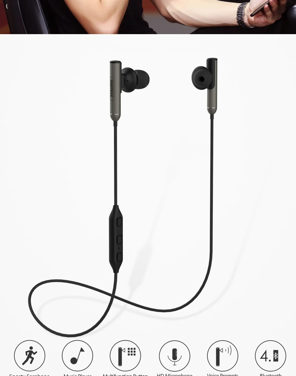 REMAX RB-S9 Sport Wireless Bluetooth 