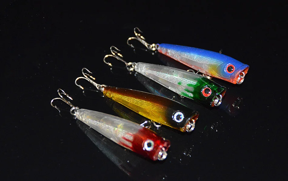 Popper Wobblers Fishing Lures Wobbler Lure Artificial Bait Peche For Fish Tackle With Hooks Sea 3D Eyes  Bait Crankbait Poper (6)