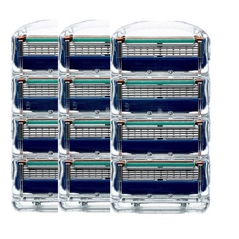 12 Pcs / Pack Giulietta Razor Blades For Men 5 Layer Shaver Cassettes Men Shaving Blades Compatible with Gillettee Fusione 12 Pcs / Pack Giulietta Razor Blades For Men 5 Layer Shaver Cassettes Men Shaving Blades Compatible with Gillettee Fusione