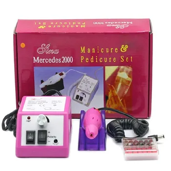 

20000PRM Pro Electric Nail Art Drill Machine with 6pcs Nail Drill Bit Nail Equipment Manicure Pedicure Files Manicure Drill