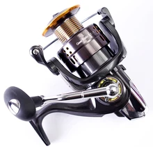 LJ7000 7000 Seires Hot Sale Carp Spinning Fishing Reel Metal Spinning Reel 12+1BB Boat Rock Fishing Wheel Aluminum Spool C0