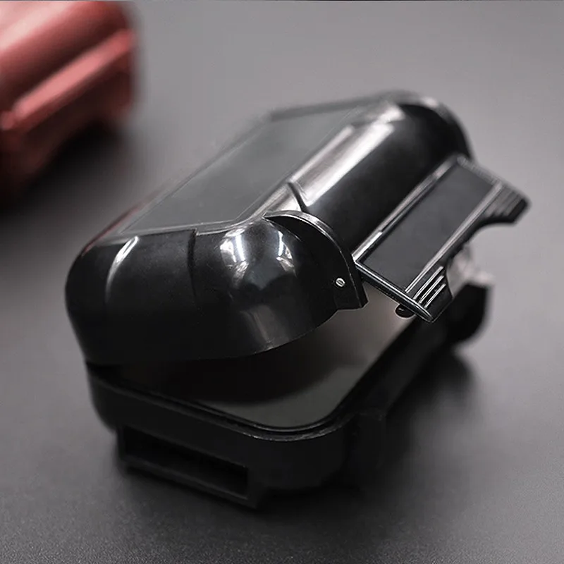 

Colorful Portable Earphones Moistureproof Dustproof ABS Resin Headphone Carrying Case Storage Box