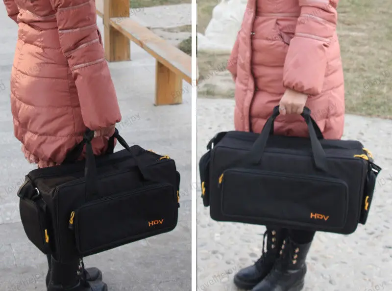 bolsa de mão acolchoada para fotos