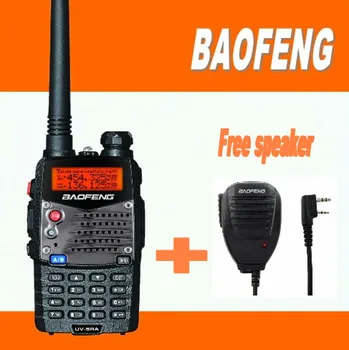 

DHL Freeship+2Pcs/lot New Baofeng UV-5RA Radio communicationVHF 136-174 MHz&UHF 400-520MHz UV5RA Dual Band Walkie-Talkie+speaker