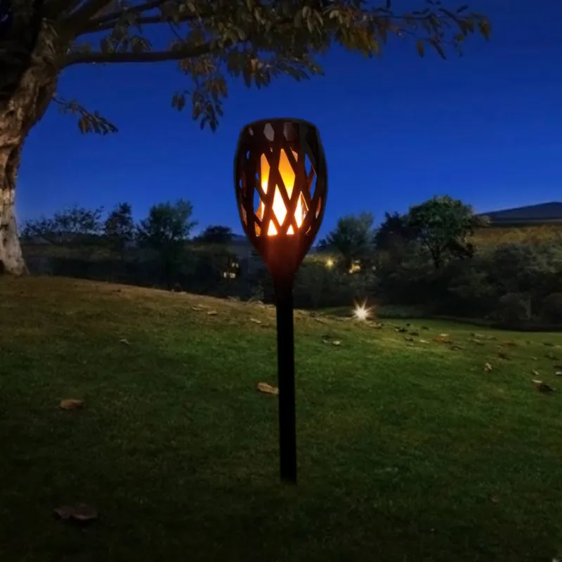 Vioslite Garden Waterproof Flame 4in1 Effect Stake Light 96 LED Security Landscape Lighting Indoor Outdoor Yard Decoration | Освещение