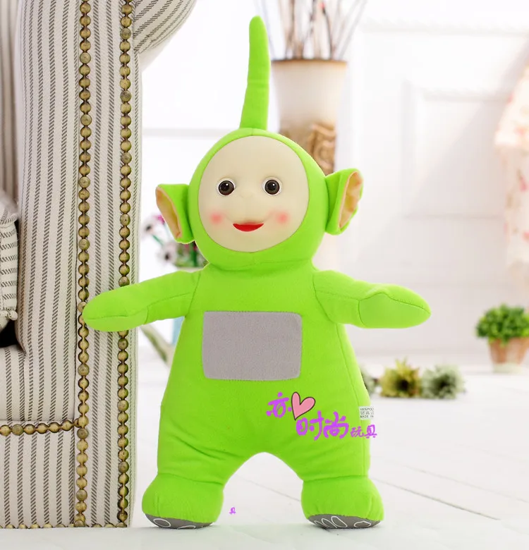 Большой Прекрасный Творческий Детские toystuffed зеленый Dipsy кукла подарок около 50 см