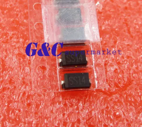 

50PCS 1N5819 SS14 40V 1A Schottky Rectifier Diode SMA DO214AC SMD