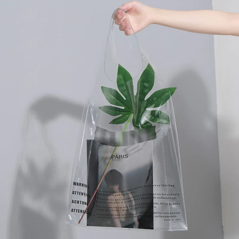 [MENKAY] лента из ПВХ с мешком для Для женщин сумка с надписью отправить кошелек шопинг Мода украшения 2018 Лето Женские сумки Цвета