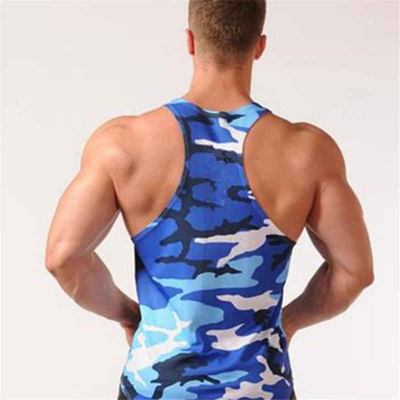 camouflage gym tank top men vest-2
