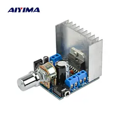 AIYIMA TDA7297 аудио усилитель Совет 15 W + 15 W 2,0 Двухканальный автомобильный усилитель доска DC 12 V для 4-8ohm аудио Динамик