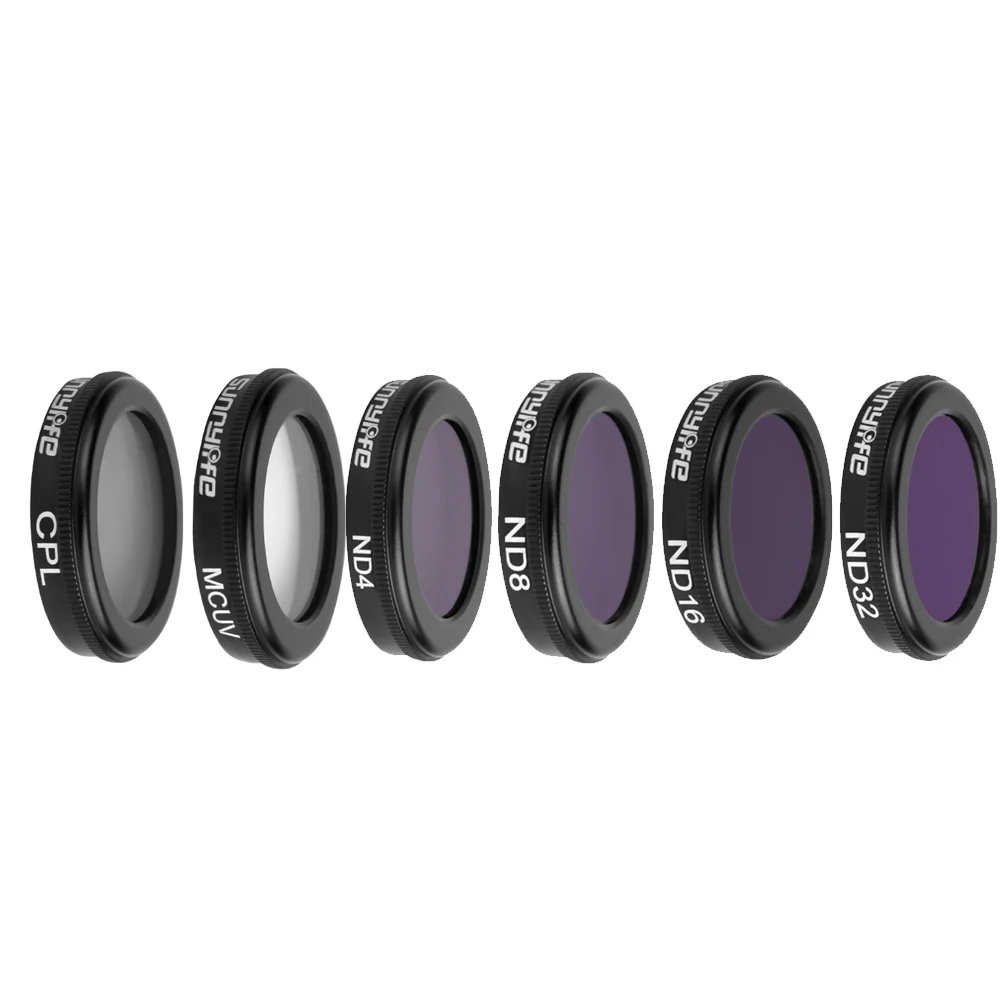 Комплект фильтров 3/4/6 для объектива DJI Mavic 2 Zoom 4K камера MCUV CPL ND4 ND8 ND16 ND32 набор