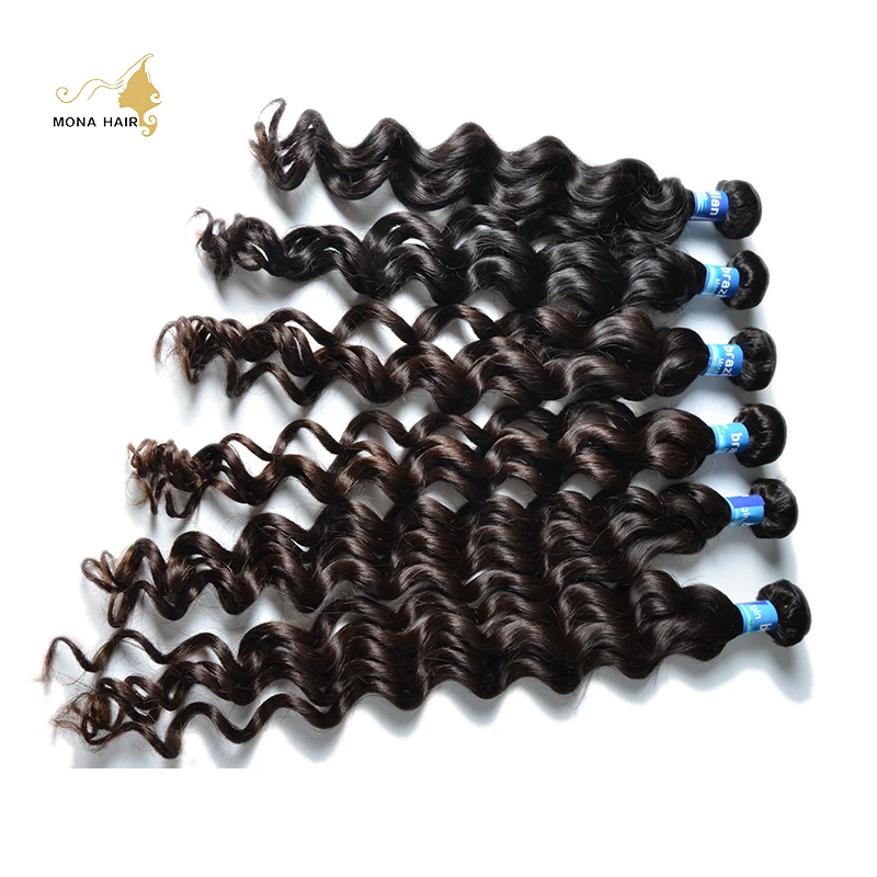 Mona Hair Weave Bundles 8a Brazilian Virgin Hair Natural Wave 2pcs