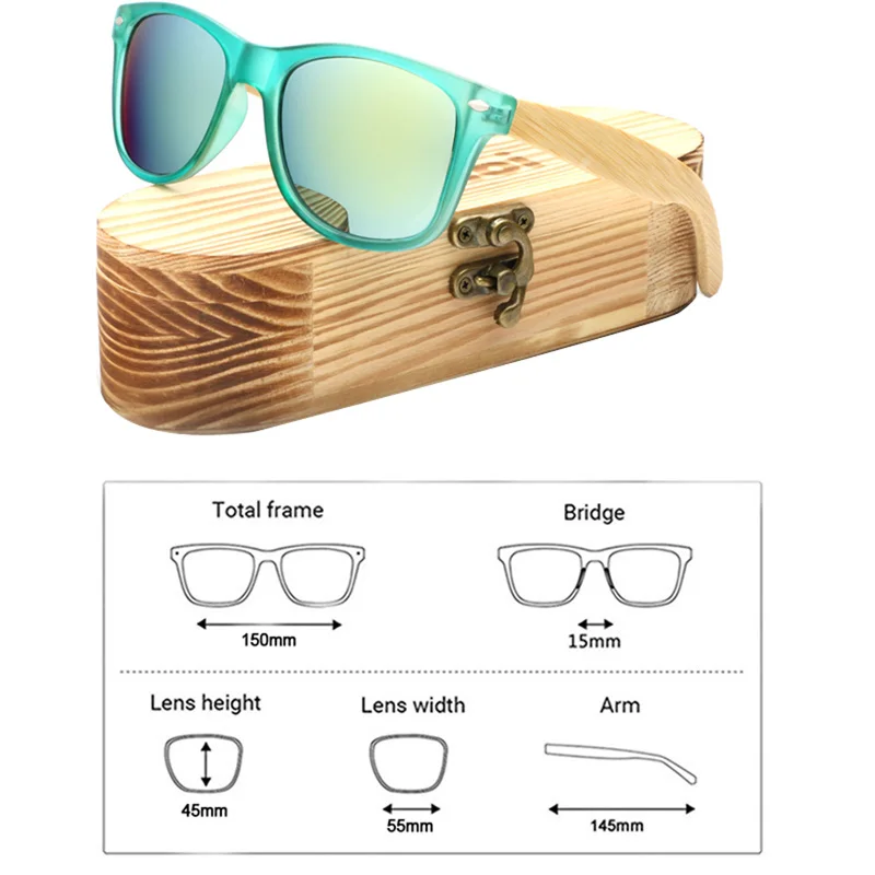 Ablibi Для мужчин Брендовая Дизайнерская обувь Стиль уникальный прозрачный древесины бамбука Солнцезащитные очки для женщин для Для мужчин дешевые Очки очки в Винтаж дерево кейс