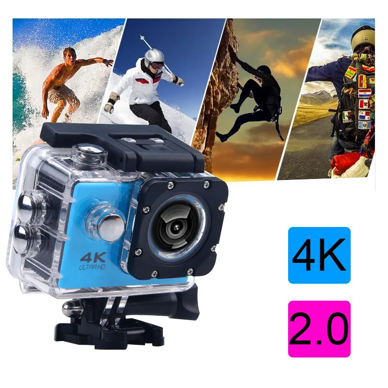 

New Arrival!Original Mountain dog F65 Ultra HD 4K Action Camera 30m waterproof 2.0' Screen 1080p sport Camera go extreme pro cam