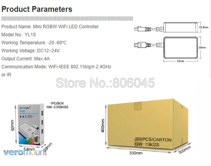 YL1S Specs.