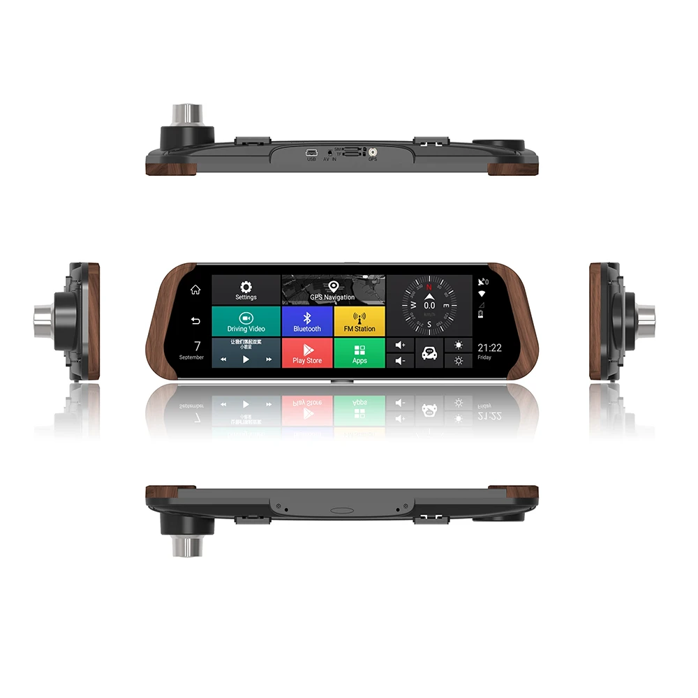 Видеорегистратор с сенсорным экраном ANSTAR 786 Вт 10 дюймов Android 4G ADAS GPS двойной