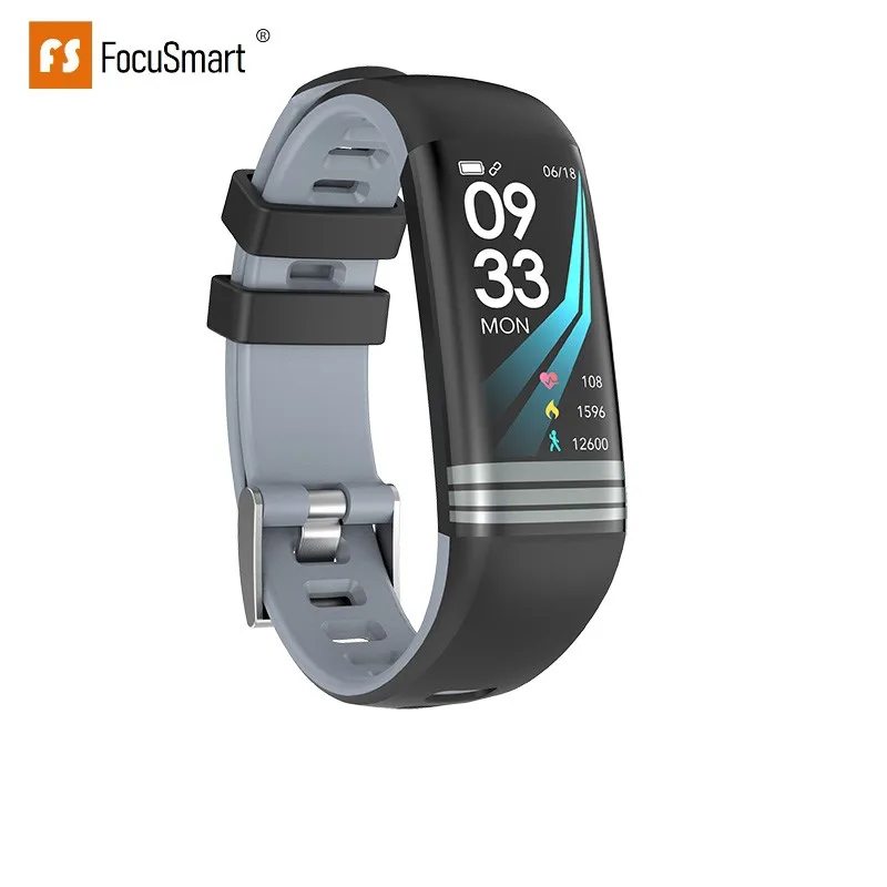 

FocuSmart G26 Smart Fitness Bracelet Color Screen Waterproof Heart Rate Blood Pressure Activity Tracker Sport Band For Men Women