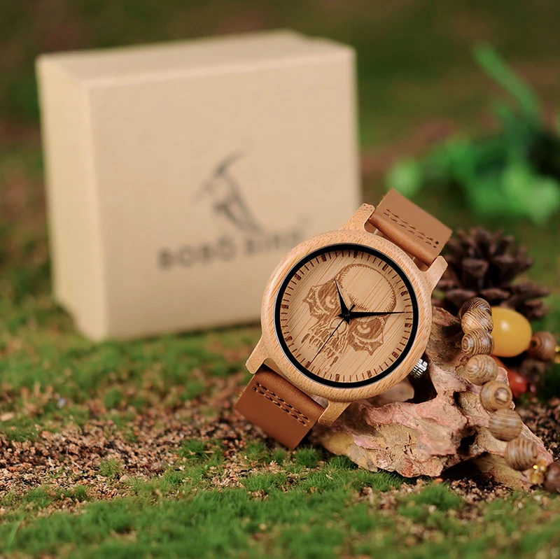 new design wooden bamboo wrist watches bobo bird  (32)