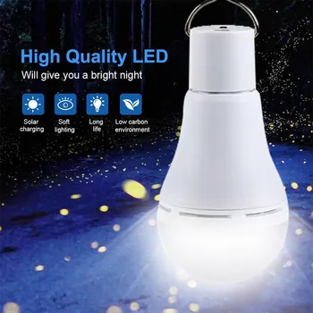 

Outdoor LED Solar Bulb Lamp 7W 9W 5 Modes Remote Control Solar Light USB Rechargeable Tent Bulb Luz Solar Led Para Exterior