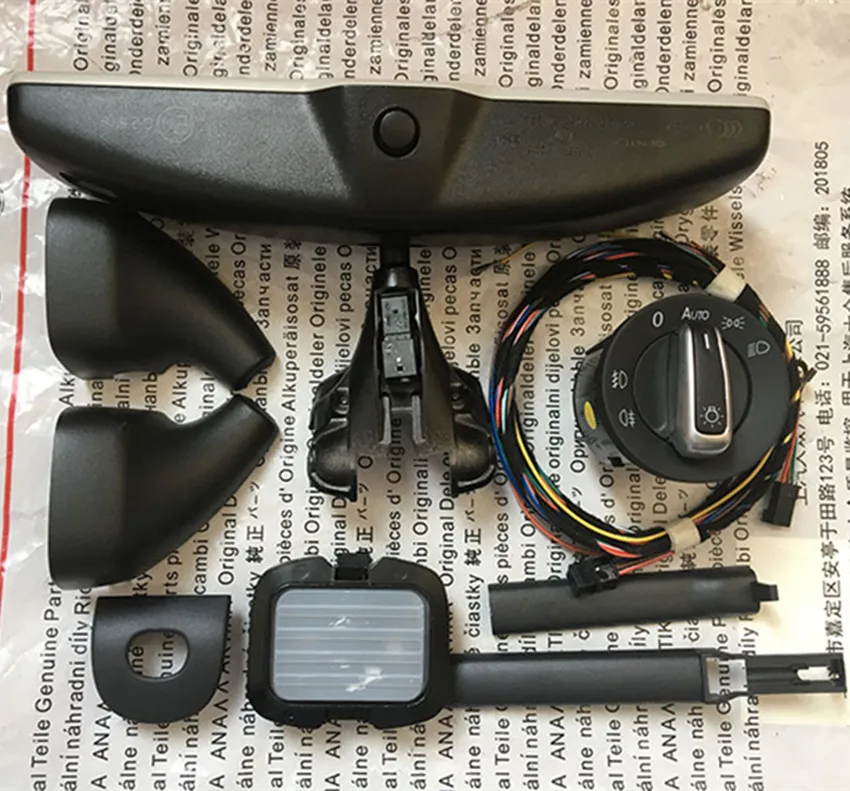Автомобильный головной светильник, переключатель, светильник от дождя, датчик стеклоочистителя, антибликовое зеркало заднего вида для VW Tiguan Jetta MK5 Golf 6 MK6