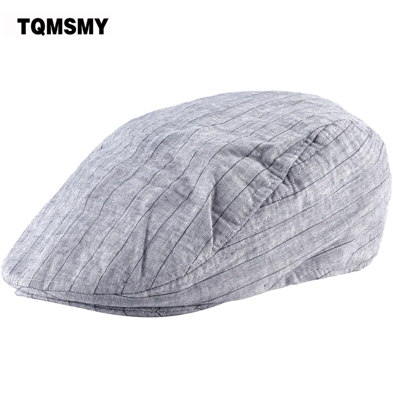 

TQMSMY Spring Summer Plaid Beret Caps Unisex Mens Hats Striped Beret Hat British Retro Men Women Peaked Cap Boina Hat TMS85