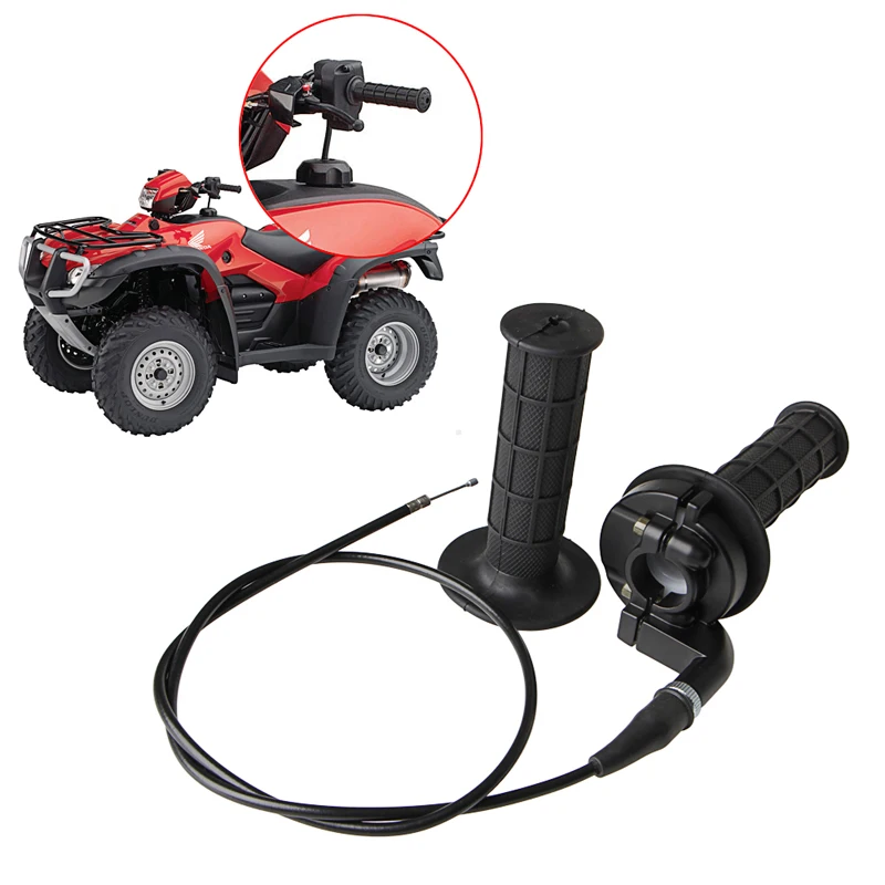 1 пара черный 22 мм дроссельной заслонки с кабельной ручкой бар подходят ручки для Honda