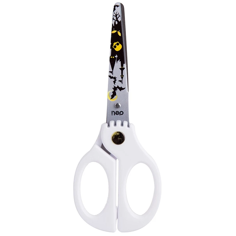 Deli 6025 Student Scissors 114mm(4.5') stainless scissors retail packing -  AliExpress