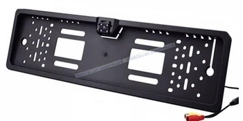 

LED CCD Night Vision European License Plate Frame Backup Car Number Rear View RearView Reverse Camera