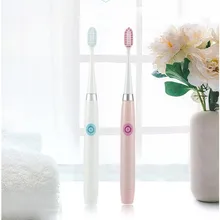 Электрическая ультразвуковая зубная щетка Чистка взрослых пластик автоматическая зубная щётка Сухой батарея Детская зубная щётка