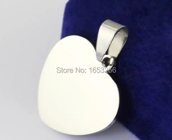 

Lot 10pcs Women Girls Jewelry Stainless Steel High Polish plain Heart Lover charms Pendant DIY Jewelry