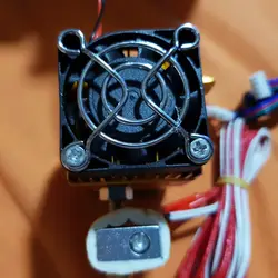 J-головка Hotend сопло комплект экструзии с коробкой для двигателя алюминий Part0.4mm MK8 экструдер головки 3D принтеры запчасти